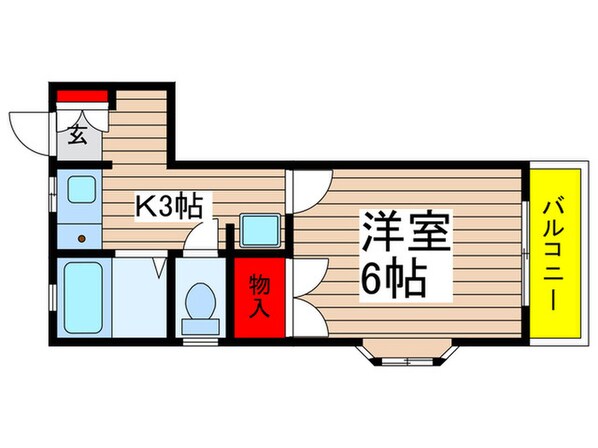 カームハイツの物件間取画像